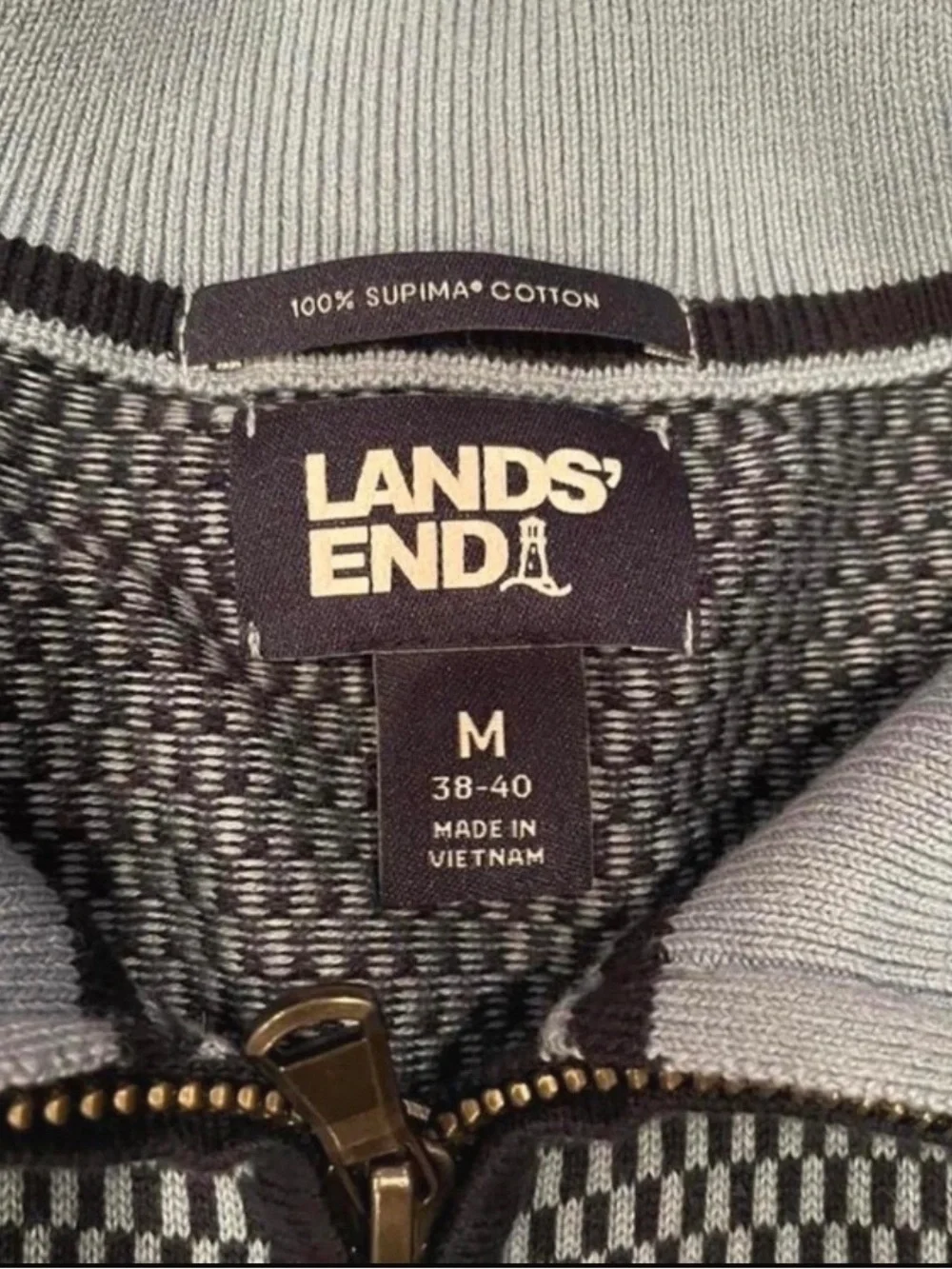 Lands’ End Quarter Zip Sweater